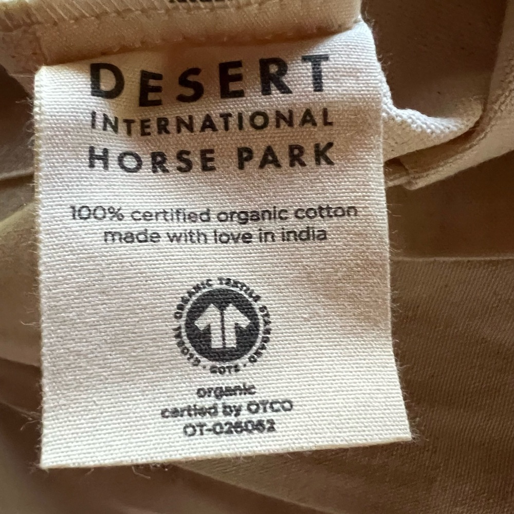 NEW Double Handle Organic Cotton Tote Bag with DIHP Desert Horse Park logo - Picture 4 of 4